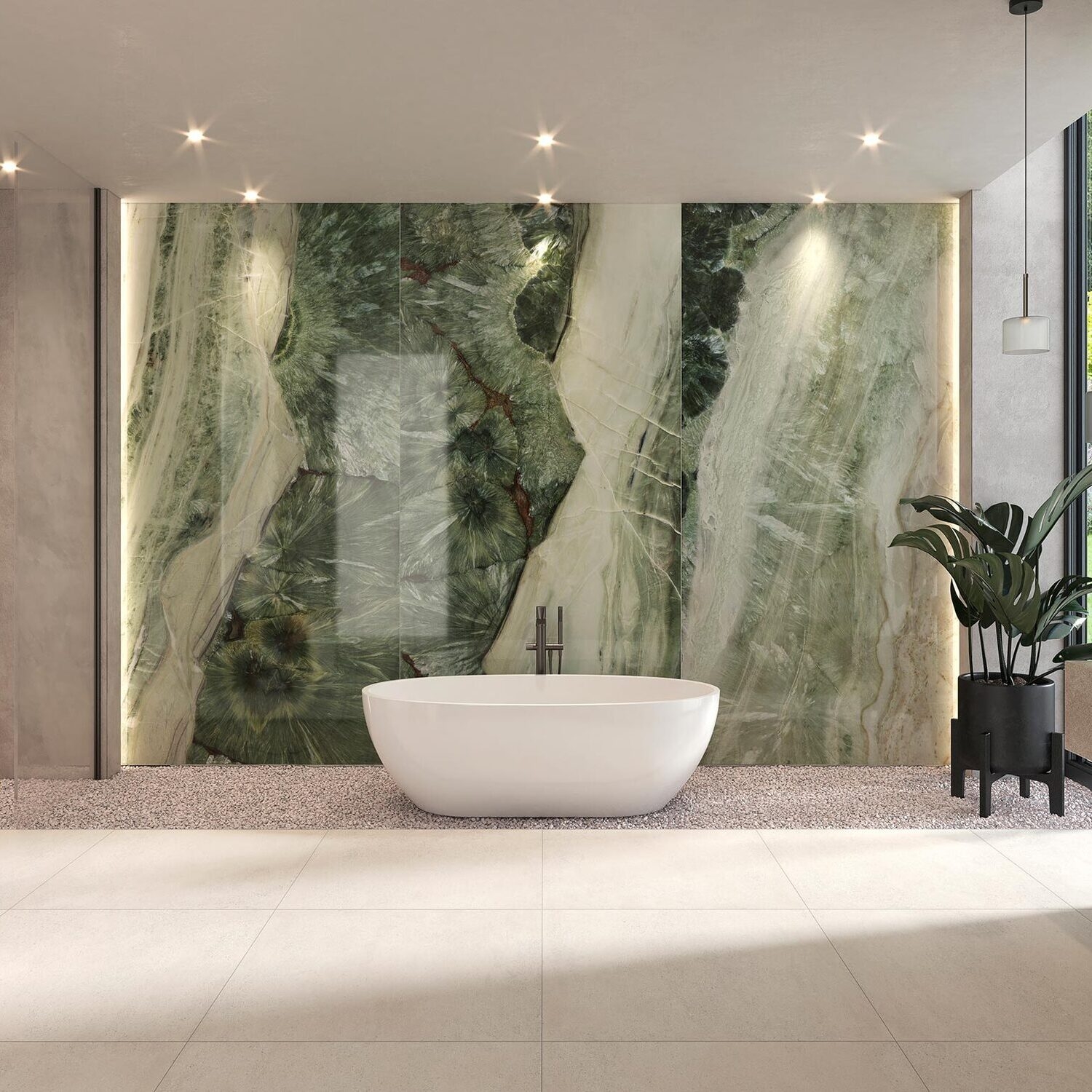 Read story Digitally enhanced wall panels recreate Earth’s precious gems
