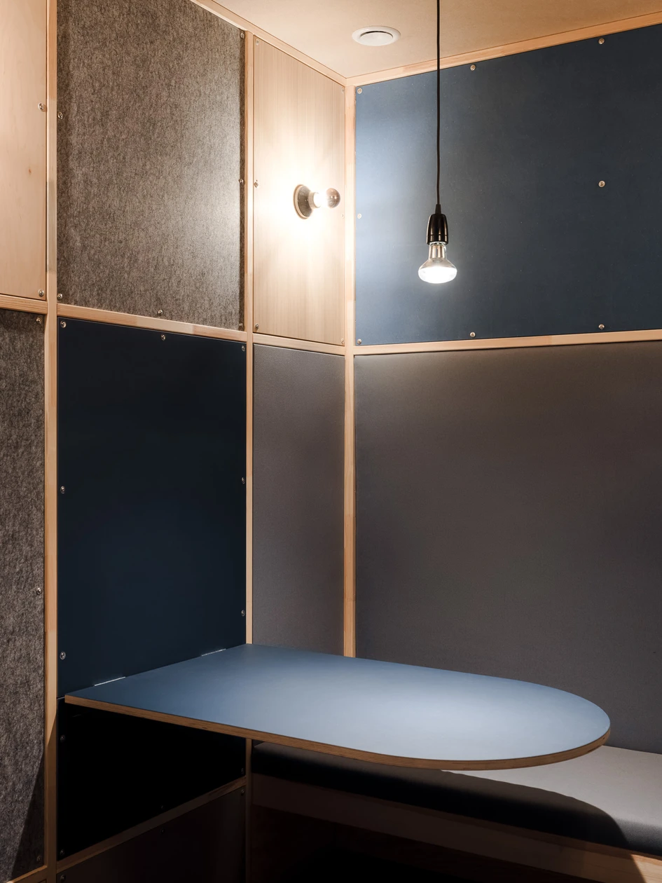 The courage to rethink: circular building also means that the individual parts used can be taken apart later on without being separated by type. Photo: Studio Bowie