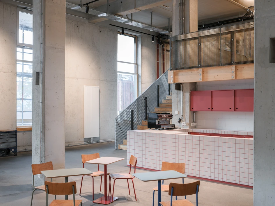 The Impact Hub brings the former warehouse of a brewery to life with start-ups, companies and organisations that focus on social issues and topics related to sustainable business and action. Photo: Studio Bowie