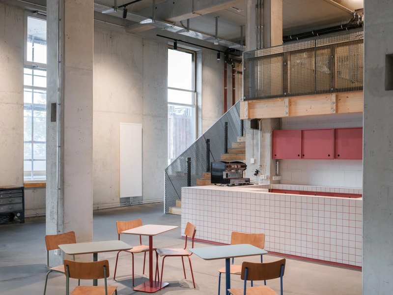 The Impact Hub brings the former warehouse of a brewery to life with start-ups, companies and organisations that focus on social issues and topics related to sustainable business and action. Photo: Studio Bowie
