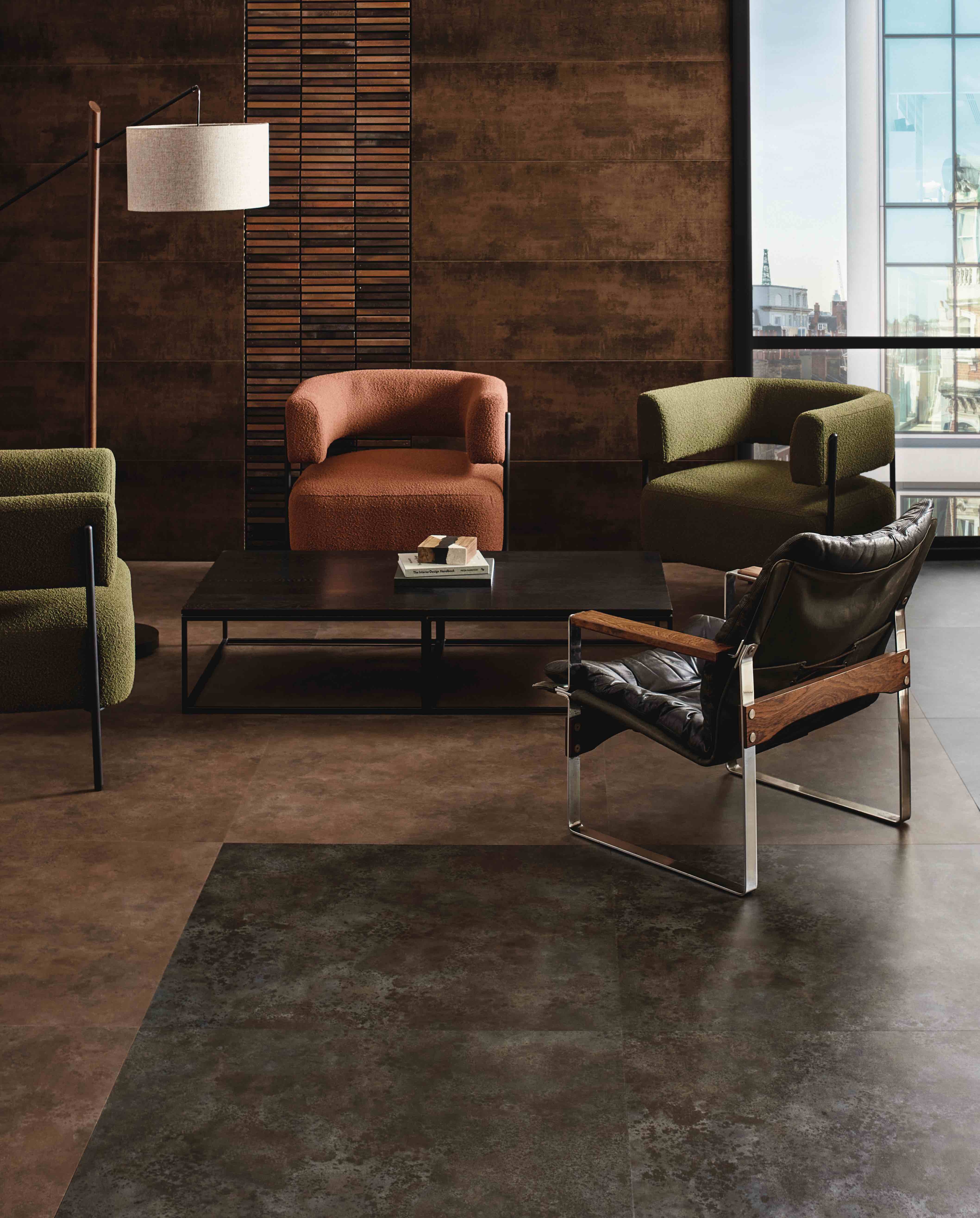 A holistic appearance: as an essential design element, Amtico's Luxury Vinyl Tiles not only create atmosphere and well-being, they also go a few functional steps further 