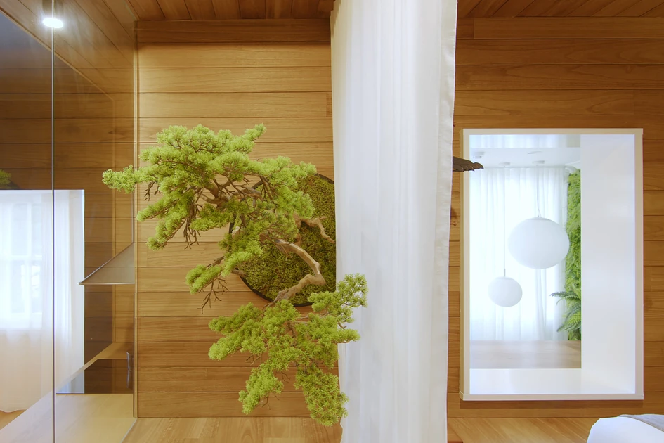 Hanging baskets add depth at the Urban Cabin (top), while The Ryokan Manly House adds meditative greenery (middle, bottom). Photos: Victor Affaro (top), Never Too Small | Nam Tran (middle, bottom)