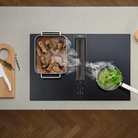 The flexible application of hot zones allows users to expand their use of induction and ceramic hobs like CKCB from BORA to more efficiently cater to various dishes and recipes