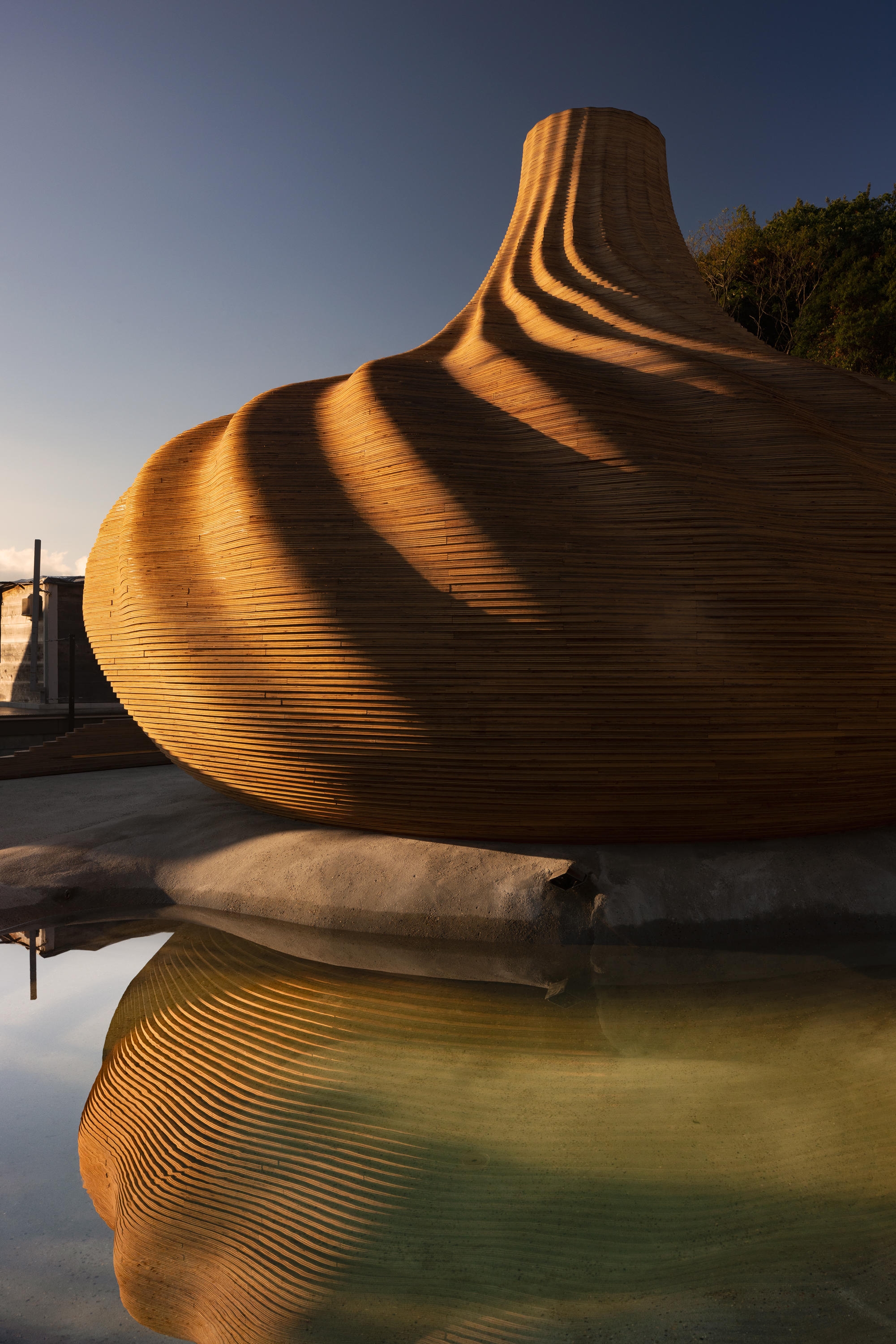 Sauna Sazae by Kengo Kuma & Associates. Photo: Keishin Horikoshi / SS Inc.