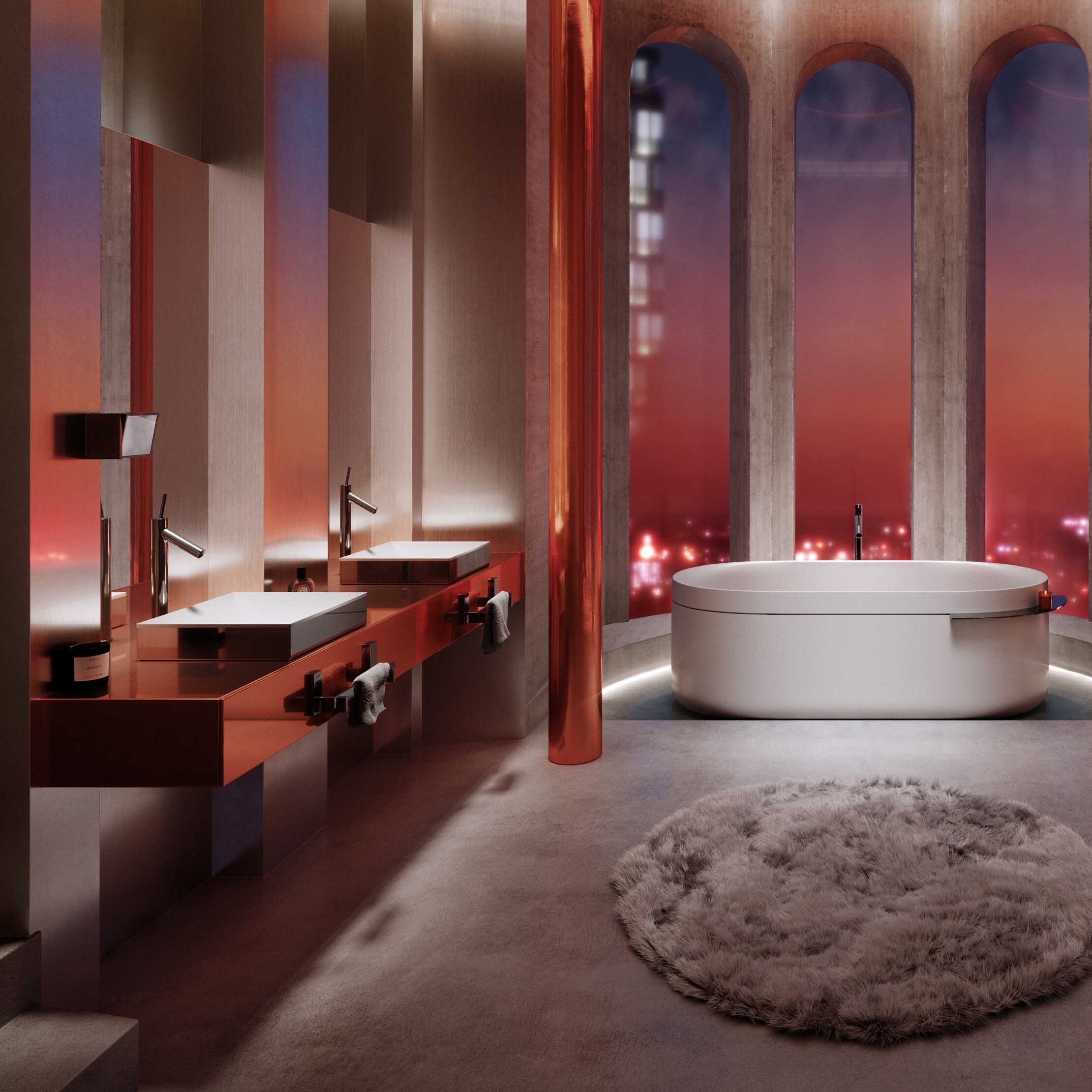 Lire l’histoire AXOR x Masquespacio: the bathroom as a temple