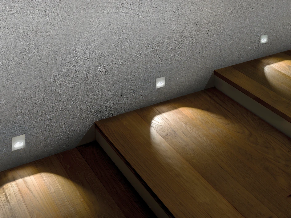 Naka 1.0, 3000K, 2W, asimmetrica, bianco