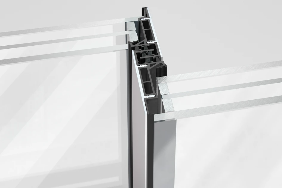 Thinking in terms of energy: cero IV uses glass-fibre-reinforced plastic materials in the sash area, so that a Uw value of up to 0.8 W/(m2K) can be achieved, making it suitable for passive houses