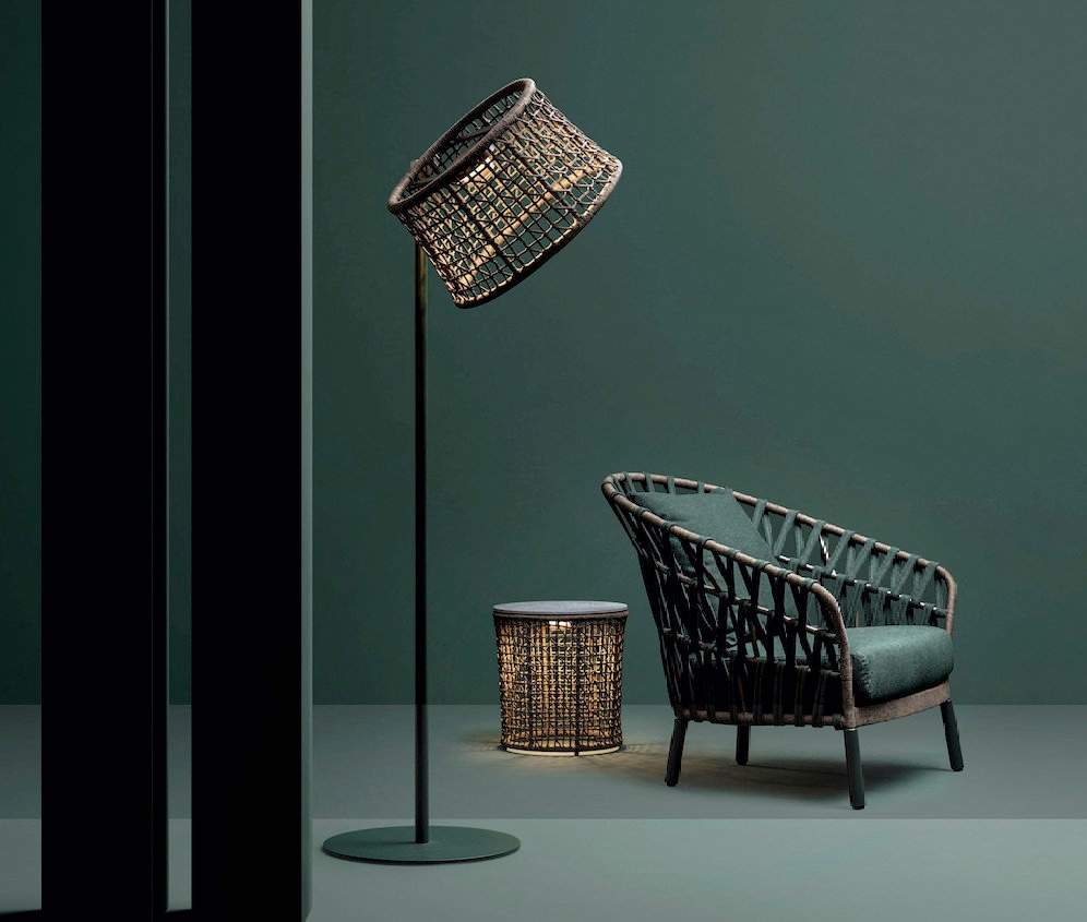 Fora Form’s Kove (top) and Pedrali’s Nolita (middle) sofas both use powder-coated steel frames to contrast cushion and frame, while Emma Cross from Varaschin (bottom) delights by highlighting the craftwork of weaving fabric by hand