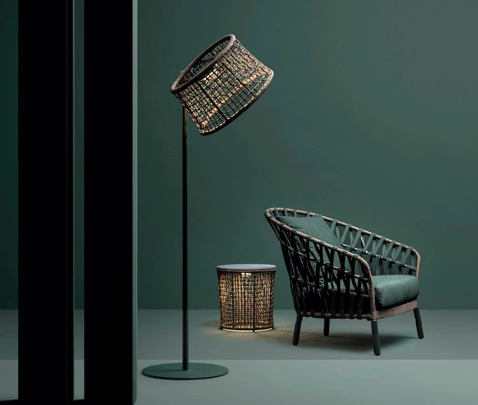 Fora Form’s Kove (top) and Pedrali’s Nolita (middle) sofas both use powder-coated steel frames to contrast cushion and frame, while Emma Cross from Varaschin (bottom) delights by highlighting the craftwork of weaving fabric by hand