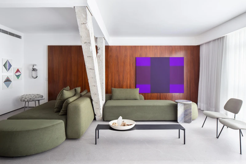'Six evergreen design elements that define contemporary interiors:' Apartament DL by StudioLIM. Photo: André Mortatti