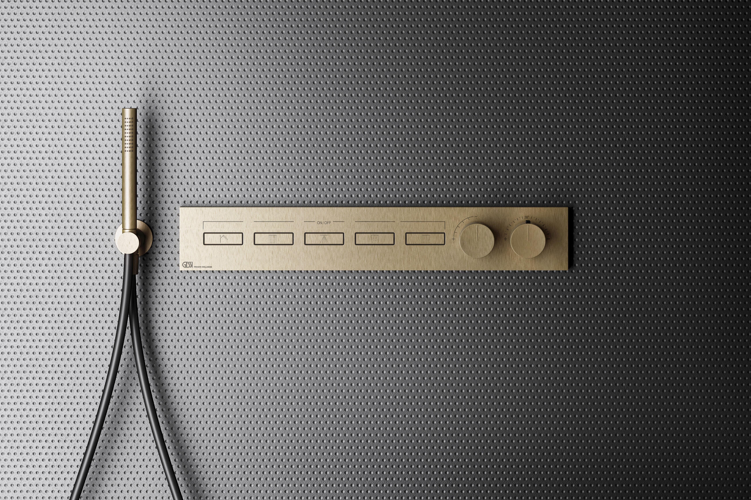 For serious showerphiles, the Hi-Fi range from Gessi provides a simple and intuitive control system for the many sprays and functions of a modern showerspace, while still managing a clean-cut, minimalist look