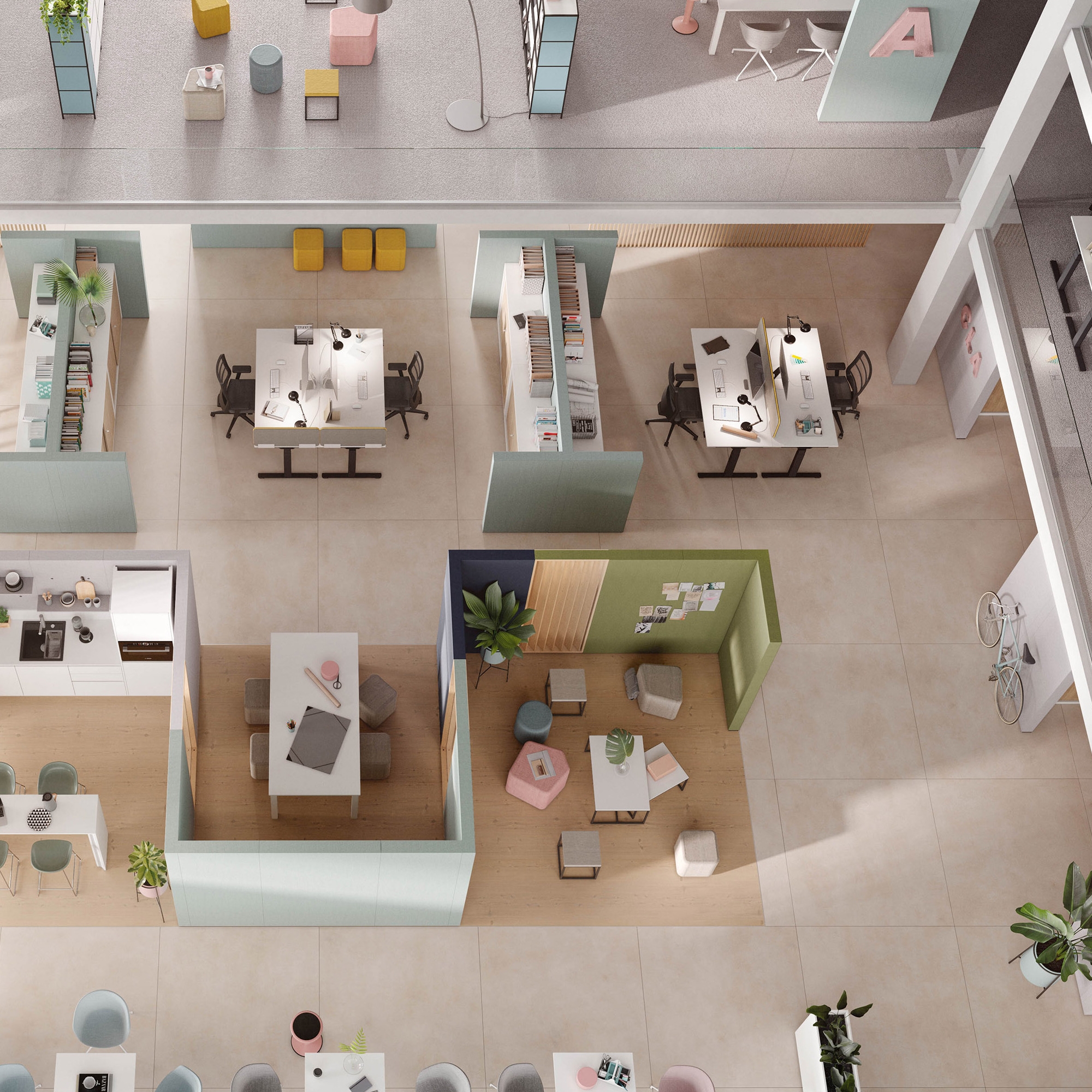 Read story Rethinking rooms with Palmberg's Clamp partition wall system