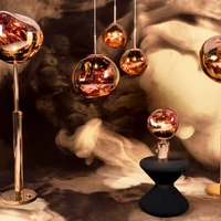 With dimple curves and pastel colours, the Macaron lamp (top, middle) is as sweet as its confectionary namesake whilst Tom Dixon’s Melt lamp (bottom) resembles an orb of molten lava