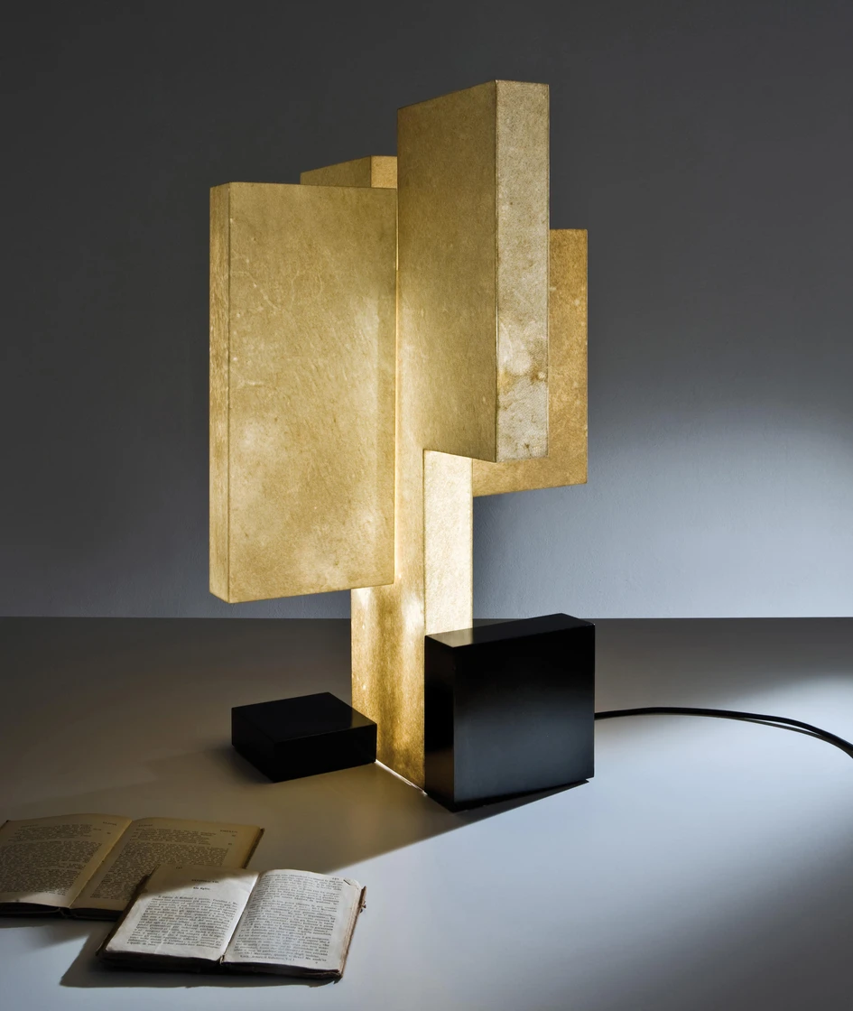 The architectural BeeHive lamp (top) from LE KLINT, Ausi lamp (middle) from Graypants and Laurameroni’s Novecentotrenta lamp (bottom) use translucent paper and parchment shades