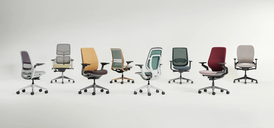 Steelcase has an office chair for everyone: its diverse designs are all based on advanced research that ensures comfort and ease of use, but aesthetic details vary to suit different tastes and budgets