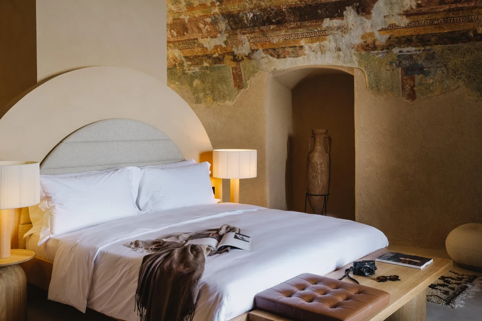 Raw natural materials and surfaces combine with wide landscapes at the Mamula Island Hotel. Photos: Mark Anthony Fox