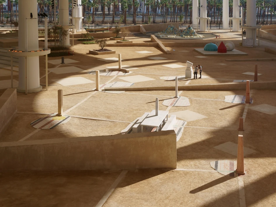 Sun Path, Rajab to Shawwal 1444 by Civil Architecture. Photo: Laurian Ghinitoiu, Ali Ismail Karimi