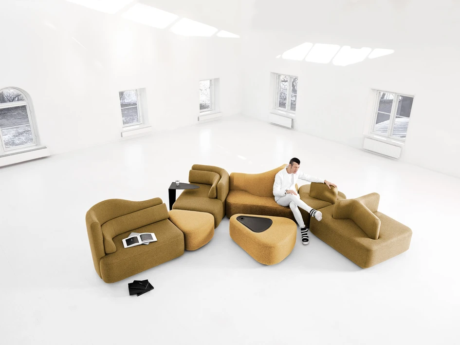 Like the Nawabari collection, the design for the Ottawa sofa by Karim Rashid demonstrates BoConcept’s interest in creating versatile and modular furniture that's made to fit into a broad range of interior environments