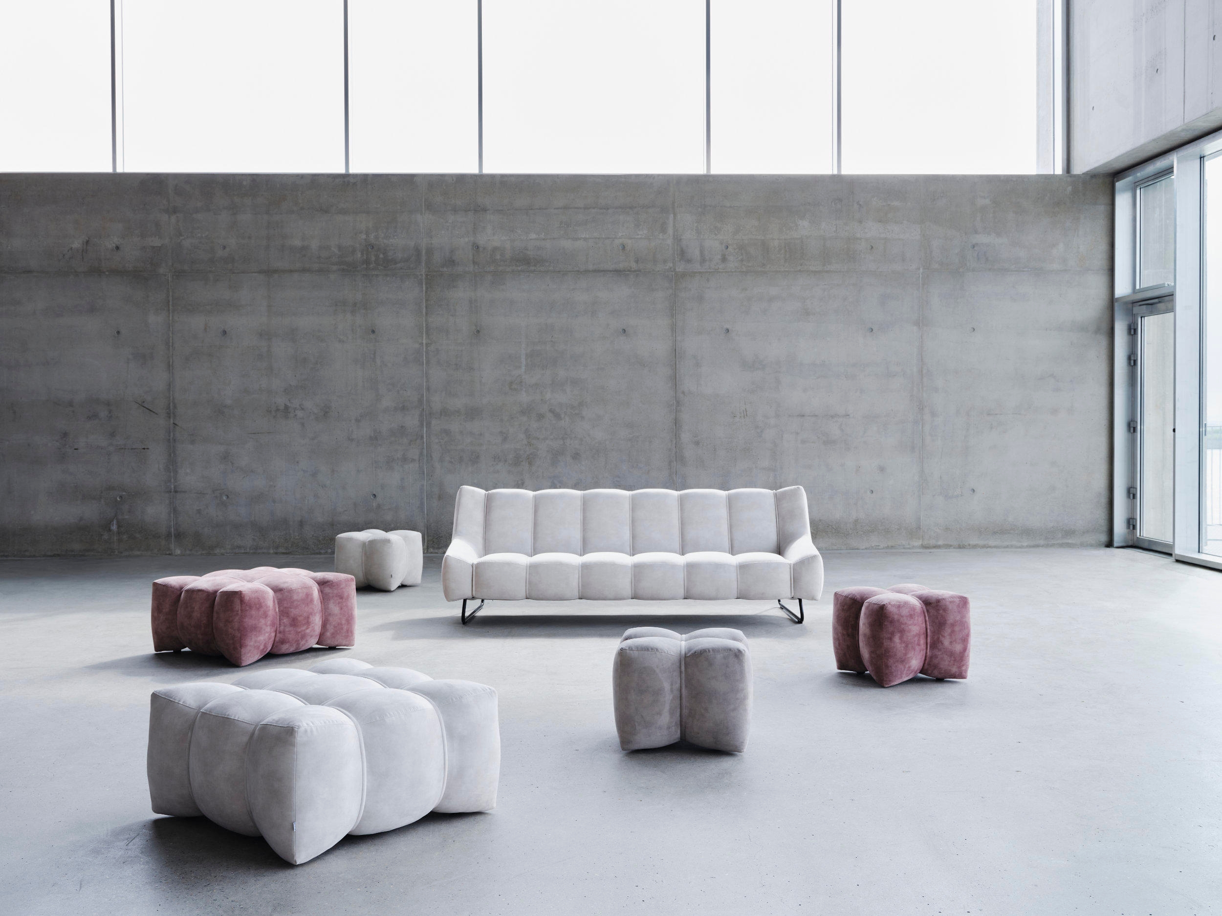 Nawabari has been conceived with the idea of creating a versatile collection of furniture, suitable for mixing and matching in different colours and fabrics, and for a variety of different settings 