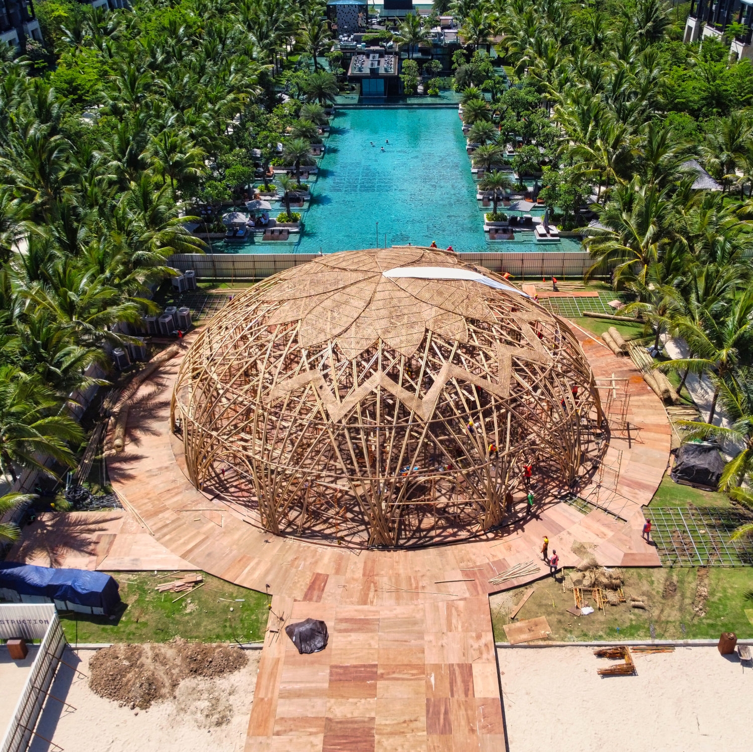 Leggi la storia Sustainable bamboo installations that aren’t built to last