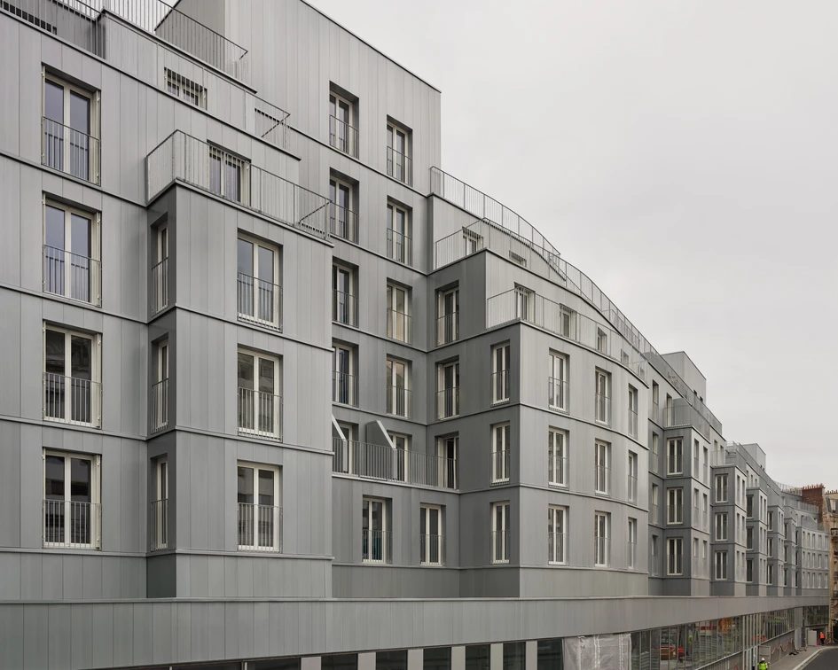 ‘Bringing the human scale and the scale of the neighborhood to center stage, the building advocates community in a resilient and durable way’, say Christ & Gantenbein about their Paris social housing project. Photo: Walter-Mair