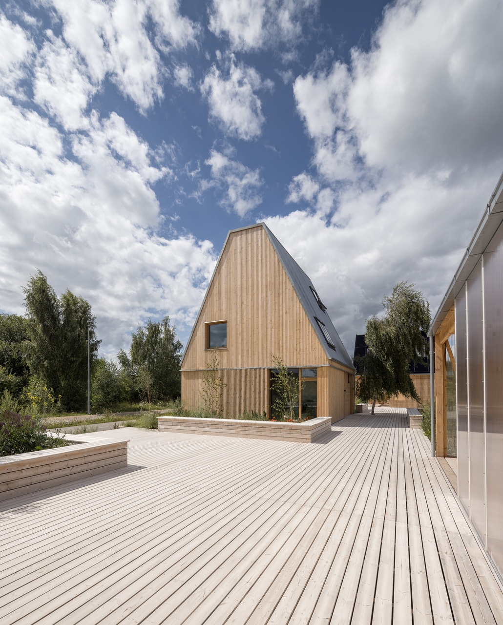 Showcasing specific design principles, each of the prototypes seeks to inspire architects and developers to build more sustainably. Photo: Adam Mørk