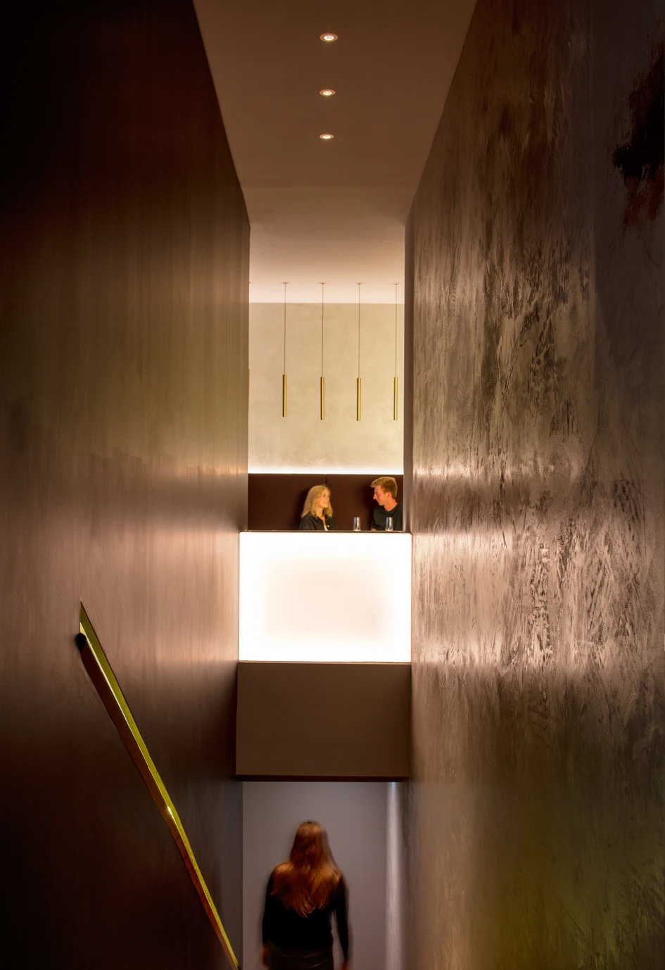 Reggiani’s Mood Pro spot lights lend themselves to clean architectural arrangements, while the luminosity they bring can be controlled to help shape atmospheres
