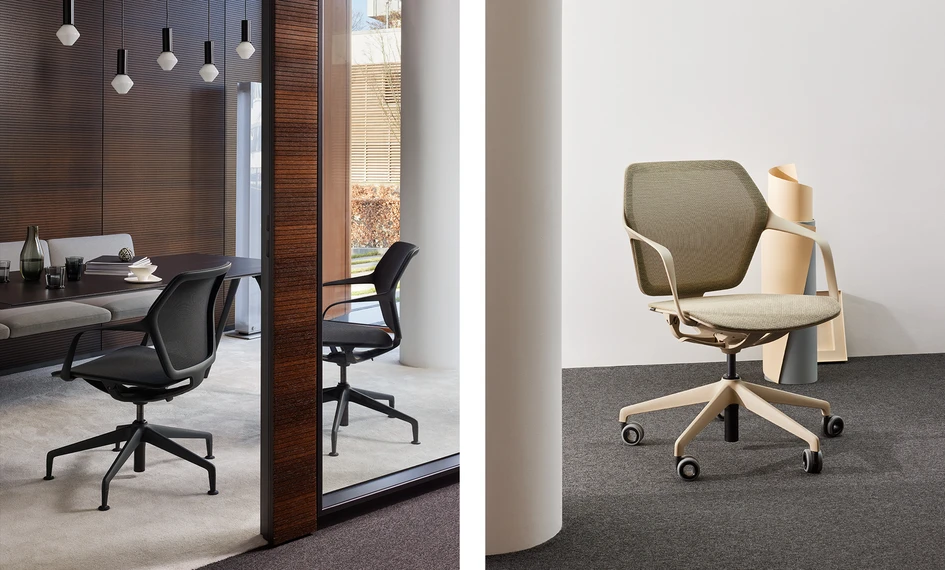 Whether in the office, conference room or home office, Brunner's innovative universal swivel chair can be used flexibly and is perfect for today's working environments