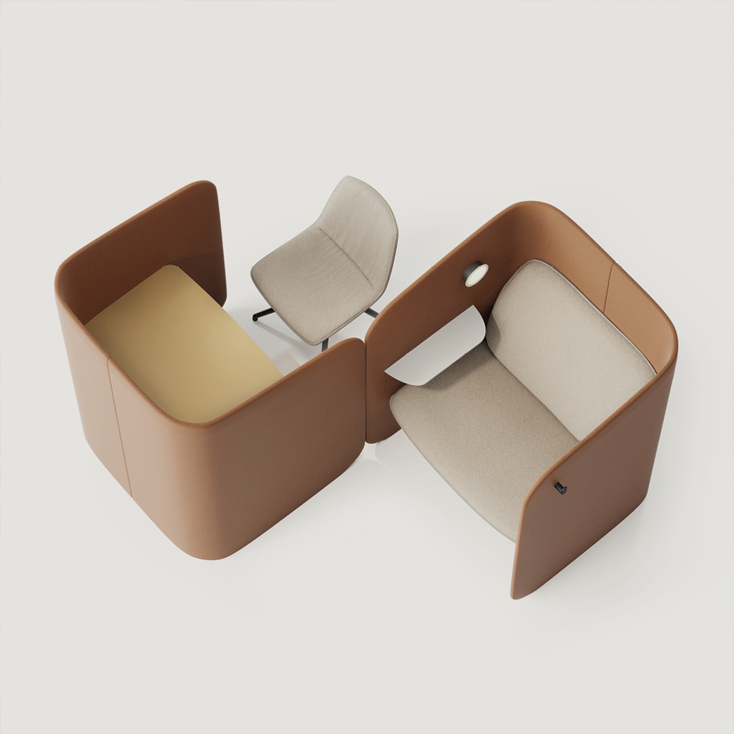 Leggi la storia Boss Design: furnishing shared space with thoughtfully-conceived focus pods that don’t fight the architecture