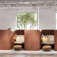 Boss Design is raising the bar in the booth game with Frida, a flexible design in a game-changing colour palette that makes taking a seat in public feel like a homely recline