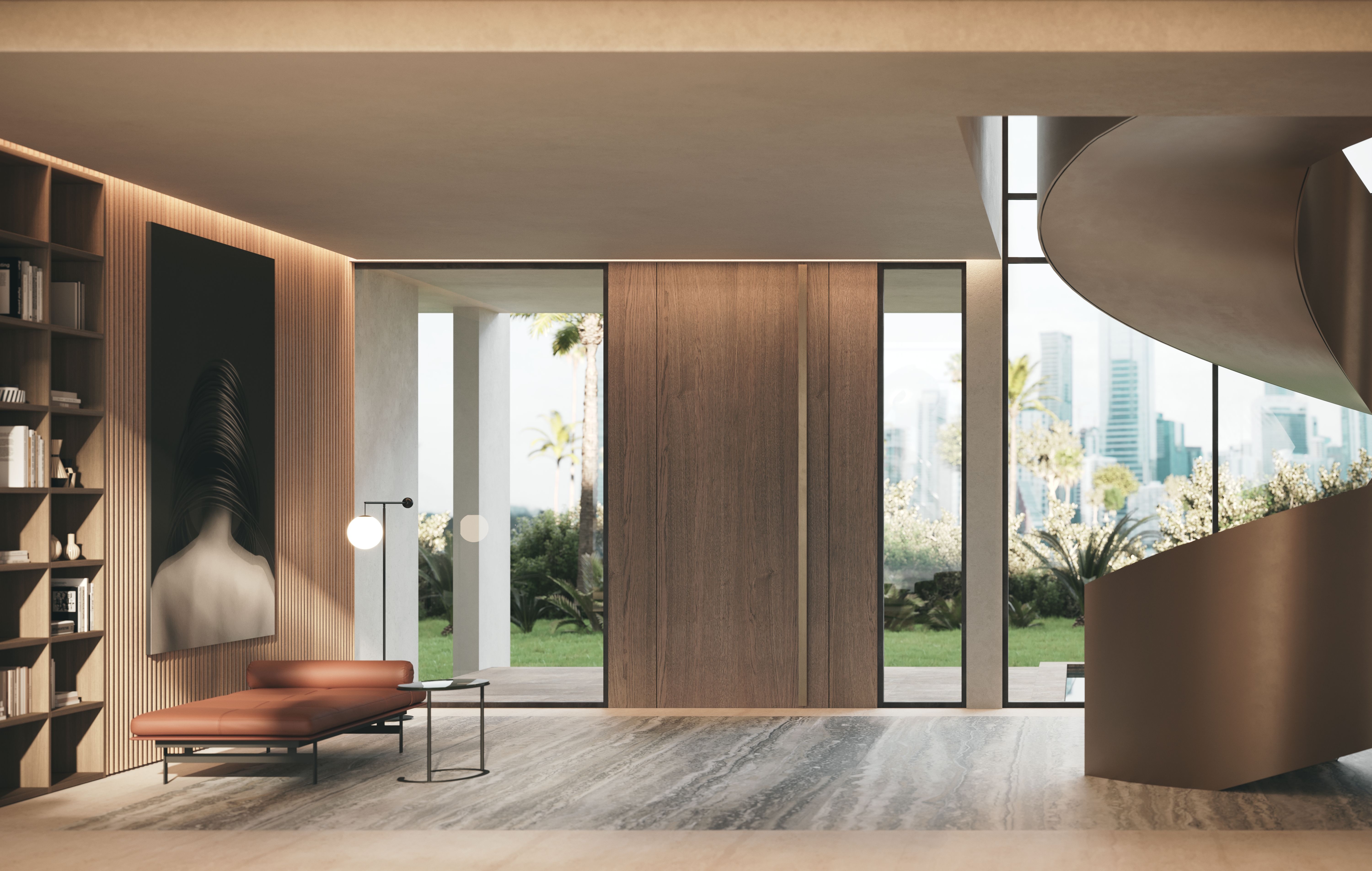 Lema's furniture brings the warmth of natural materials, textures and neutral tones to the 'Sunrise House' 