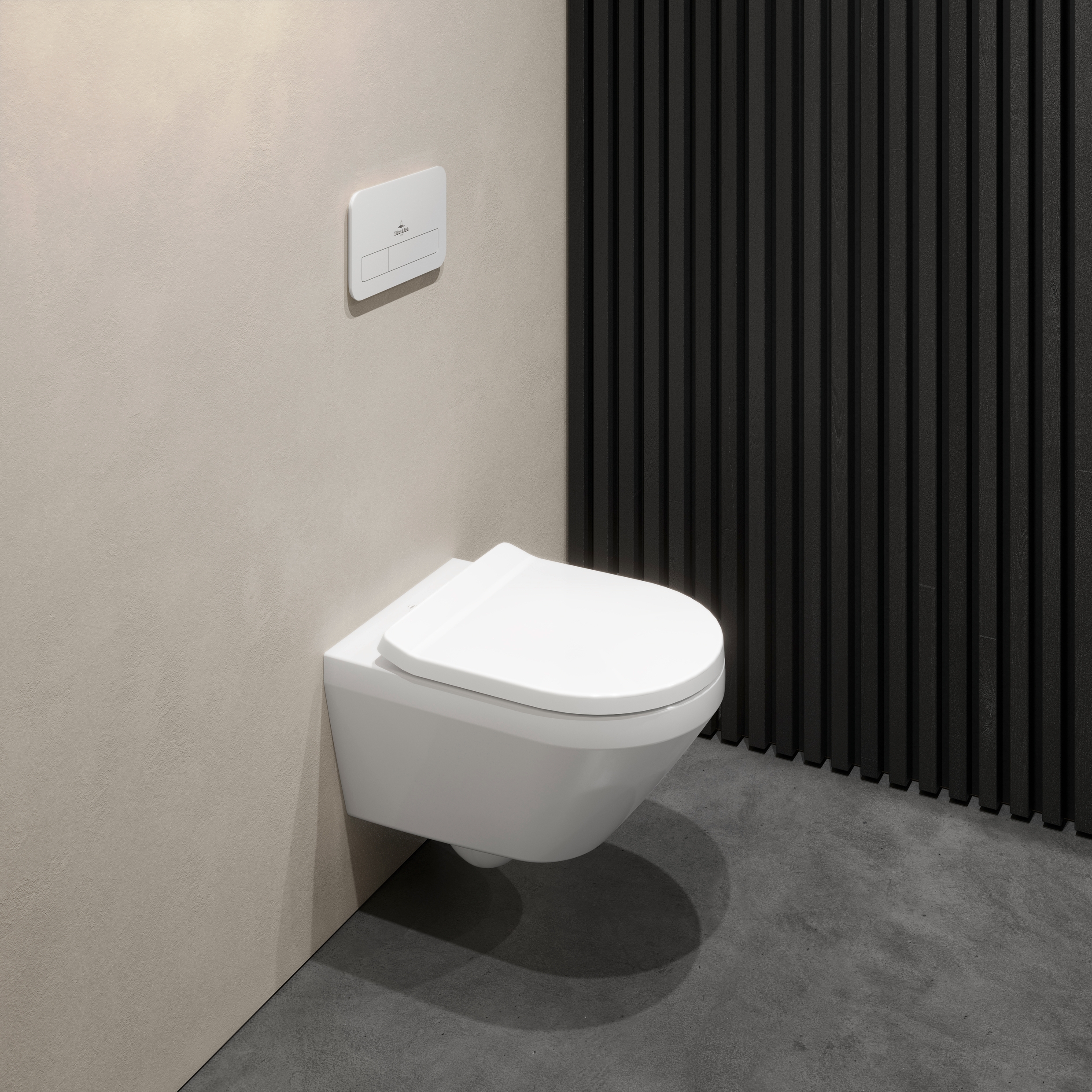 The new wall-hung and rimless WCs in the collection are equipped with the innovative and extremely water-saving TwistFlush[e³] swirl flush technology