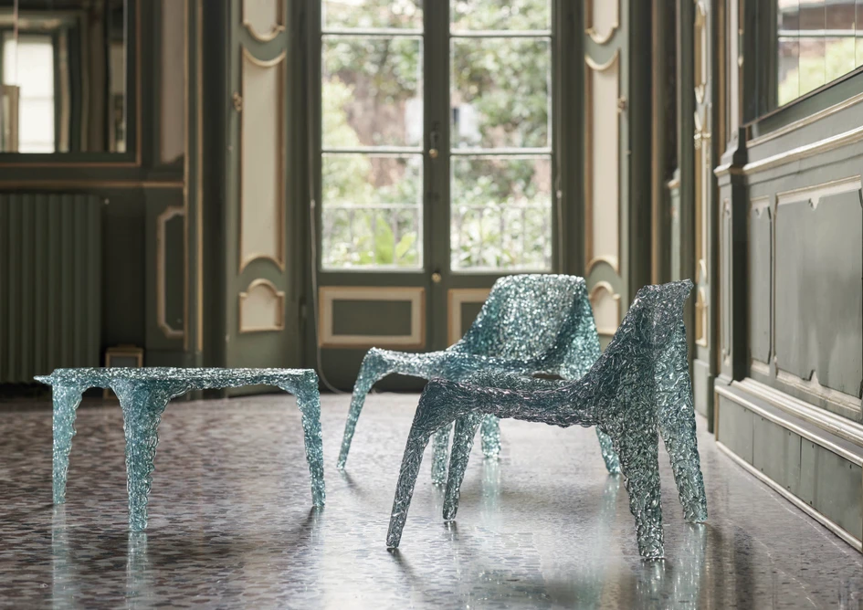 Both durable and iconic, the seats and tables make a statement in any setting