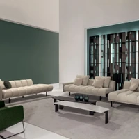 Blockbau is the result of a fruitful collaboration between Cantori and Maurizio Manzoni, born from a common desire to unpack a new, contemporary concept of living