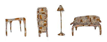 Drawing 'Patchwork Collection'