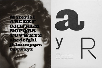 Taylor Cuts / 3 Typefaces: Material, Px-Grotesk, Somona, beides Nicolas Eigenheer. Fotos: Cortis & Sonderegger