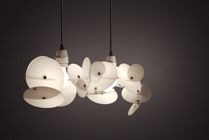 Verschiedene Erscheinungsformen und Lichtstimmungen: Leuchte hangover_no.4 von Stockwerk 3