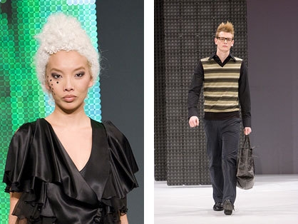 Styling von MAC Cosmetics und Mad friendly hairstyling / Schlichte Herbstmode von Markant, Zürich. Fotos: marc-dave eventphotography