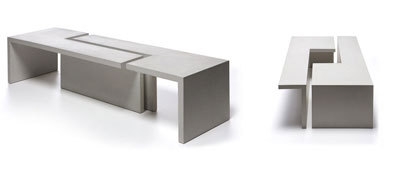 konkret IV Salontisch. Design: Tim Haeberlin
