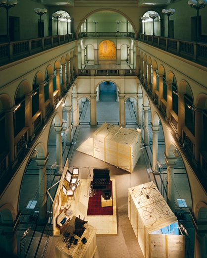 «The Lost Space of Stiller», organised by the Max Frisch Archive in the main hall of the ETH Zurich.