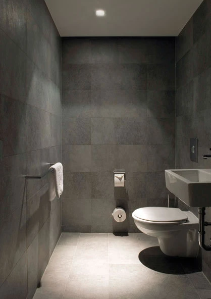 Pro Toilette reicht eine Minidown von Kreon, um eine spannungsreiche Beleuchtung zu erzeugen.