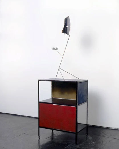 dark-unit&mask by Martin Boyce, 2003