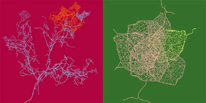 Displayed above are examples for the cities of Rome and Paris