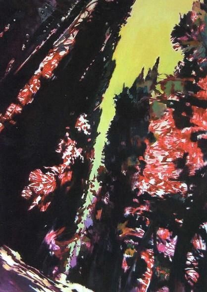 "Villa Bivigliano", 2004, Öl auf Baumwolle, 160 x 110 cm