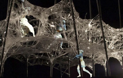 Theater set-design model with dancers by For Use/Numen