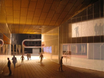 The project comprises apartments, a hotel, cinema, kindergarten, school, underground car park, commercial zones and a public green space.