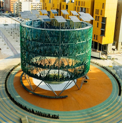 ECOSISTEMA URBANO, Madrid: Eco Boulevard i Vallecas, Madrid, 2008. Photo: Ecosistema Urbano