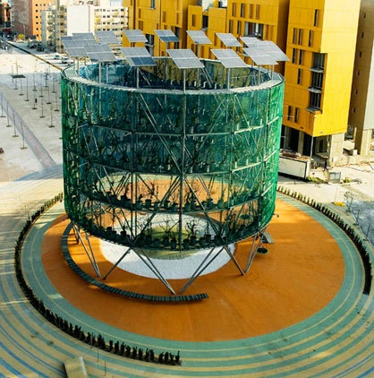 ECOSISTEMA URBANO, Madrid: Eco Boulevard i Vallecas, Madrid, 2008. Photo: Ecosistema Urbano