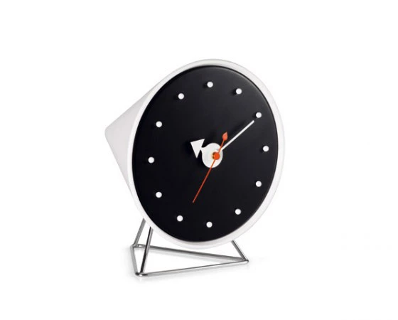 'Cone' clock, George Nelson, 1954; now produced by Vitra