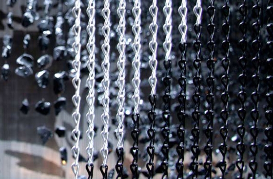 Kriska Decor Aluminiumketten schwarz eloxiert